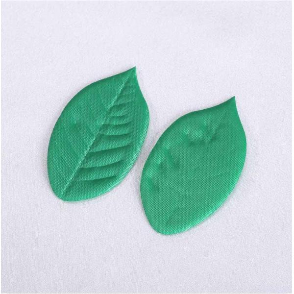 Small Featival Christmas Ornament Crafts Lovely Satin Leaves Shape