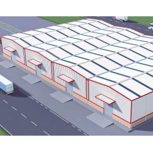 Fire Resistant 1.5h Fire Rating GB Certified Prefabricated Steel Building