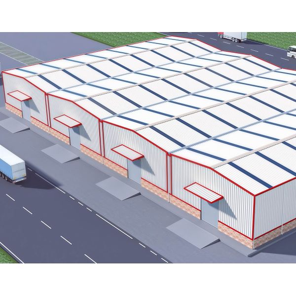Fire Resistant 1.5h Fire Rating GB Certified Prefabricated Steel Building