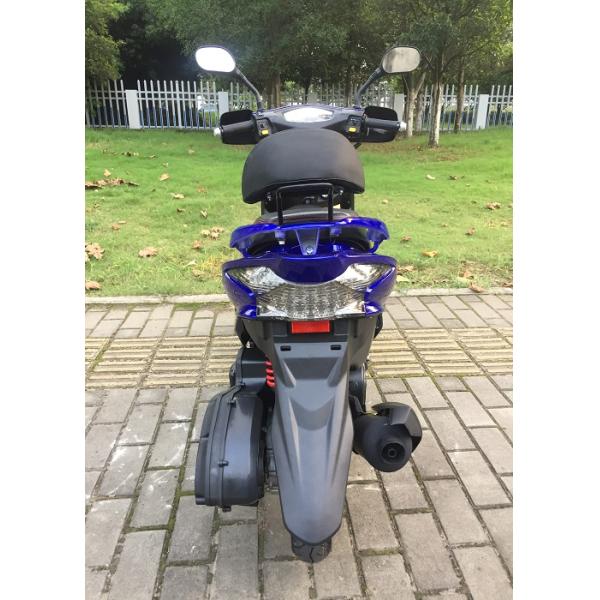 Front Disc Brake Two Wheel Gas Scooter Electric Kick Start System Hydraulic Suspension