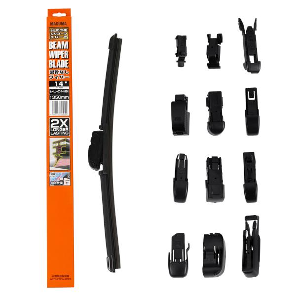 MU-014Si MASUMA Système de voiture pare-brise en caoutchouc lamine 14 pouces pour Nissan PJ120