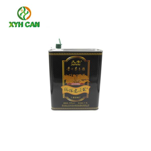 Olive Oil Tin Can of Professional with Plug Lid 260ml - 300ml Customized Design