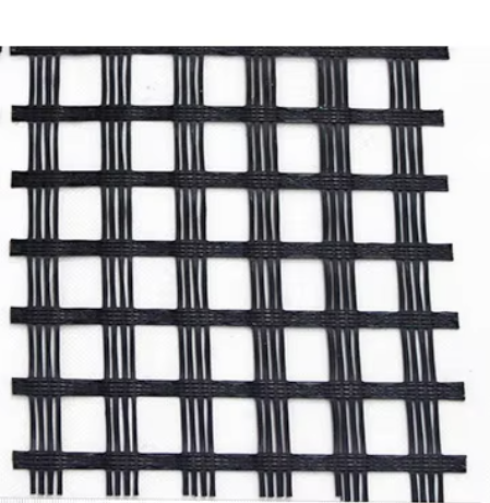 High-Temperature Resistance  Low Creep Glass Fiber Geogrid Tensile Strength 100 FG  Grid Asphalt Pavement Reinforce