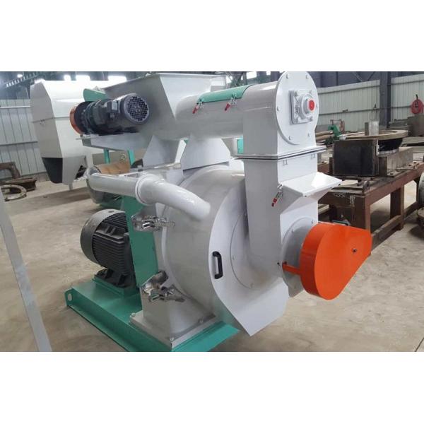 90KW Horizontal ring die Wood Sawdust Biomass Pellets Making Machine