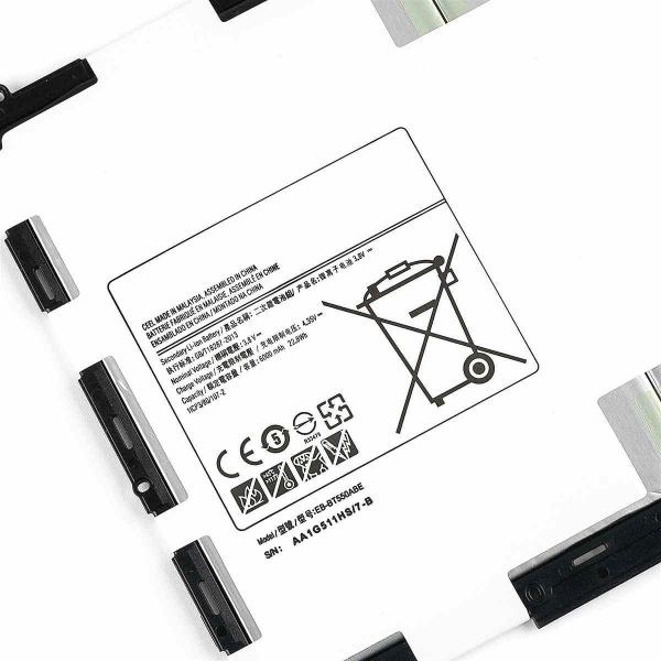 EB-BT550ABE Tablet PC Battery 3.8V 6000mAh For Samsung Galaxy Tab A 9.7
