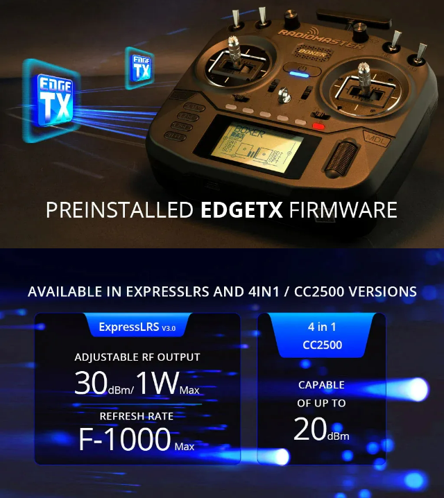 Hot Radiomaster Radio Controller M2 FPV Drone Transmitter ELRS/4in1/CC2500 External Module JR/FrSKY/Crossfire Compatible