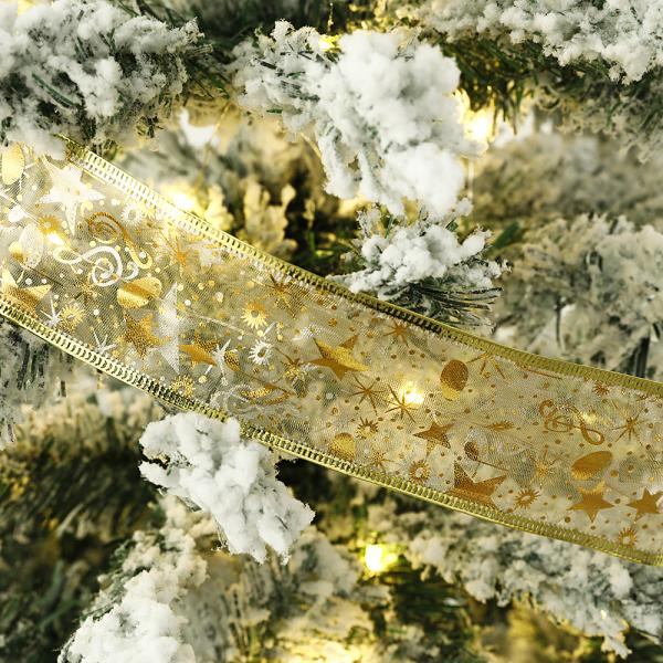 Fairy String Lights Waterproof 40 LED 4m Copper Wire Ribbon Bows Lights for Party Weddings Holiday Christmas Tree Decorations