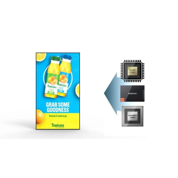 24/7 коммерчески окон показывает ультра высокую яркость 3500cd/M2