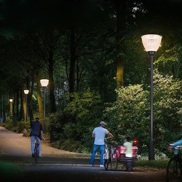 Motion Sensor Solar Garden Lights Outdoor Dusk to Dawn Solar Security Lights with Remote Control for Garden