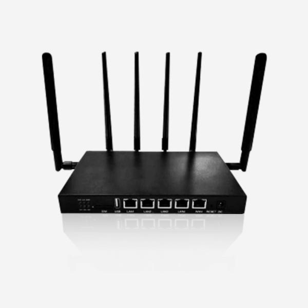 ferro Shell Desktop/tapeçaria do router do gigabit de 1200M Industrial Dual Band Smart 5G