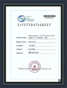 Shanghai Xinyun Industrial Co., Ltd. Certifications