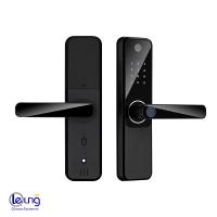 Déverrouillage à distance du code de carte d'empreinte digitale Fermeture de porte avec caméra pour 5050mm Mortise