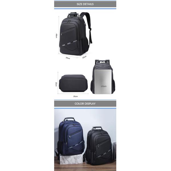 Custom Computer Backpack For Business Travel , Anti Theft Smart Backpack With USB