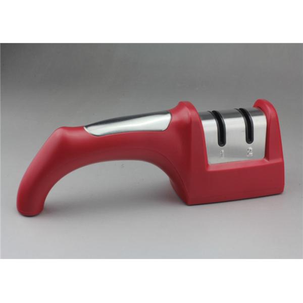 Портативный заточник ножа ручки нержавеющей стали с диамантом, керамическим колесом