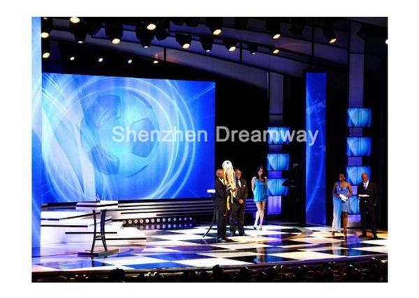High Definition PH6 Airport Indoor LED Screen Rental 3000 CD/sq.m With Aluminum LED Box
