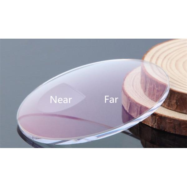 White 1.499 Index Flat Top Bifocal Lenses Without Coating CR39 Material
