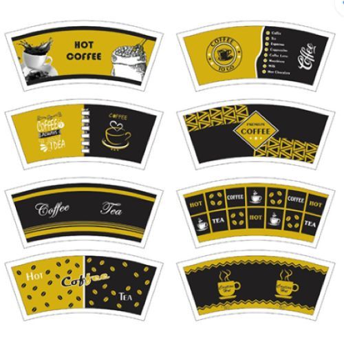 FSC Custom Size Wholesales Disposable PLA Coated Paper Cup Fan for Making Paper Cup