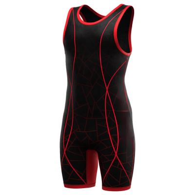Unisex Durable Sublimated Wrestling Singlets , Multipurpose Youth Wrestling Uniforms