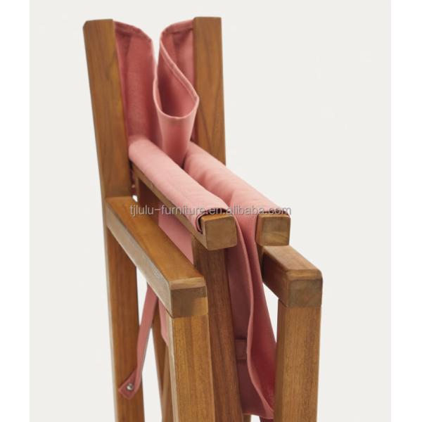 Emballage du courrier Chaise extérieure moderne nordique avec bois massif et design pliable
