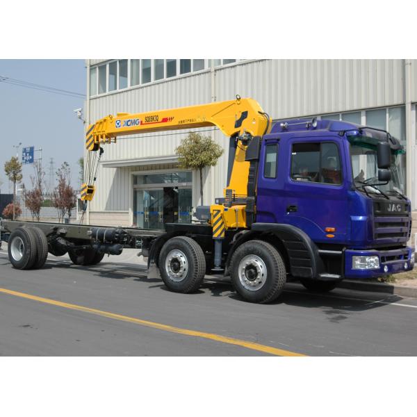 Move Effective 8 Ton Telescoping Boom Crane, Hydraulic Truck Mounted Crane for Sale