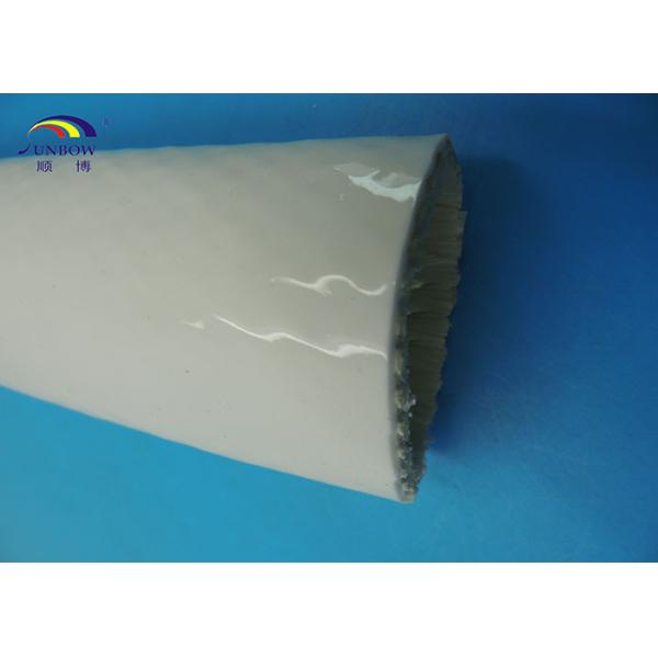 Fire Protection Fiberglass Heat Resistant Wire Sleeve For Steel Plants / Smelters