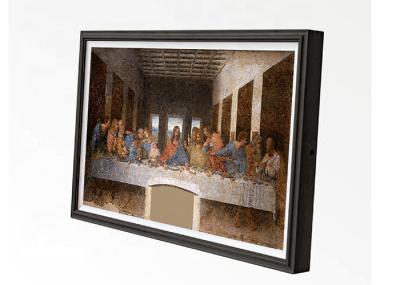 49 Inch Wooden Frame Wall Mounted Advertising Player Lcd Digital Signage