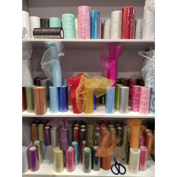 Дюйм Тюль οργάντζα 6 полиэстера мягкий 100 дворов наматывает для украшения свадьбы балетной пачки