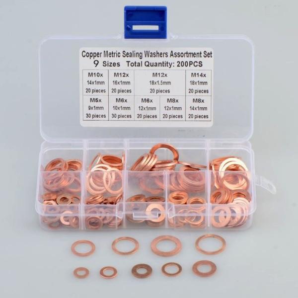 Copper Washer Marine Fuel Injector Washer Sealing Washer