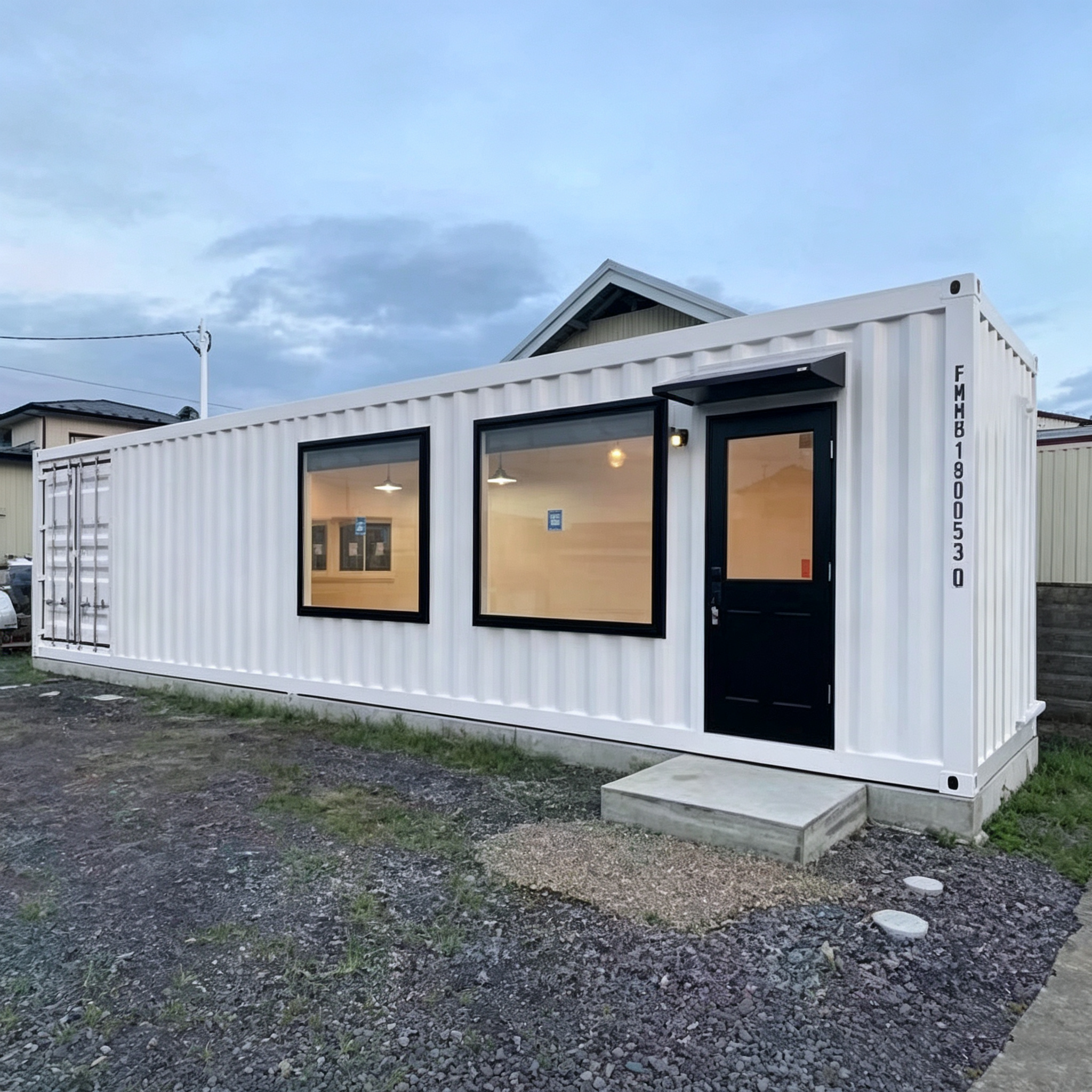 FOREMOST 40HC Outdoor Prefab Beauty Salon Studio Mobile Commercial Cabin Commercial Use Container House