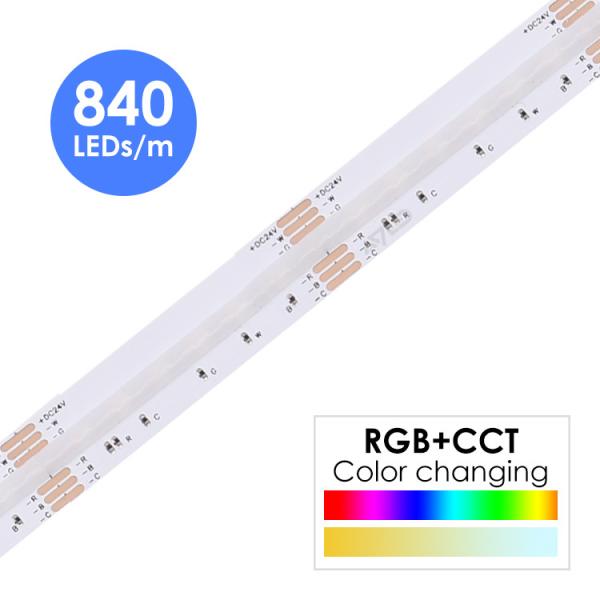 Color Changing Led Strip Lights RGB CCT Cob Led Strip