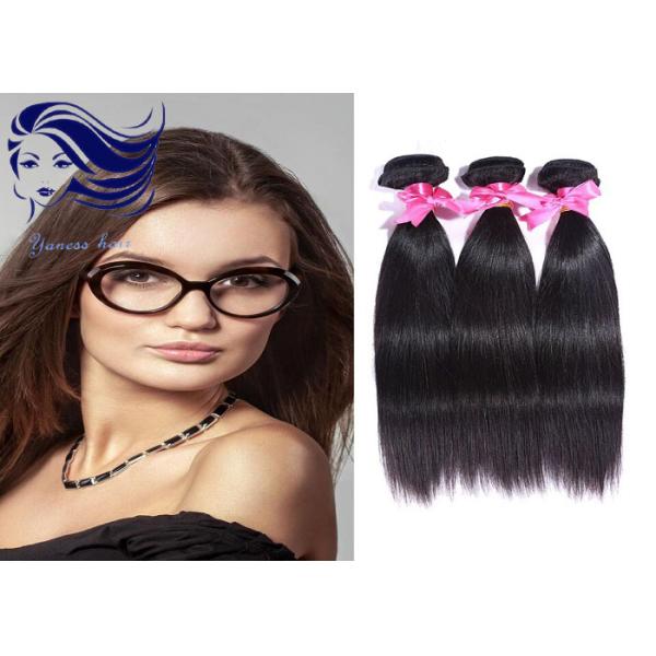 100 Virgin Peruvian Straight Hair Extensions Straight Remy Human Hair Weave