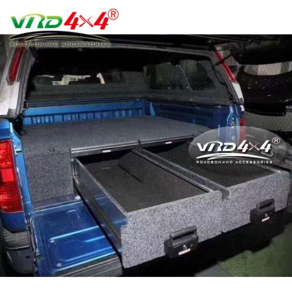 Pickup Truck Cargo Sliding Top Distributor Service 4x4 4WD Roller Storage Drawer Modular System For Ford Raptor F-150