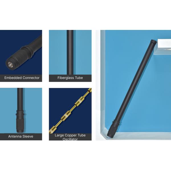 Baton/Microphone-Type Omnidirectional FRP Jammer Antenna - Suitcase/Portable/Fixed Scenarios