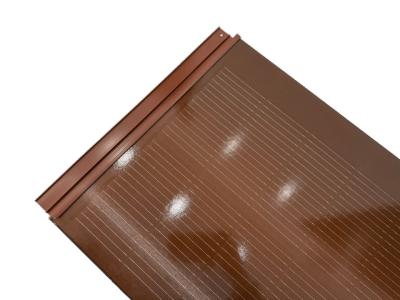 9.62V Voltage de fonctionnement optimal BIPV Double vitrage Module photovoltaïque de serre Panneau solaire en verre stratifié avec un courant de fusible maximal de 25A