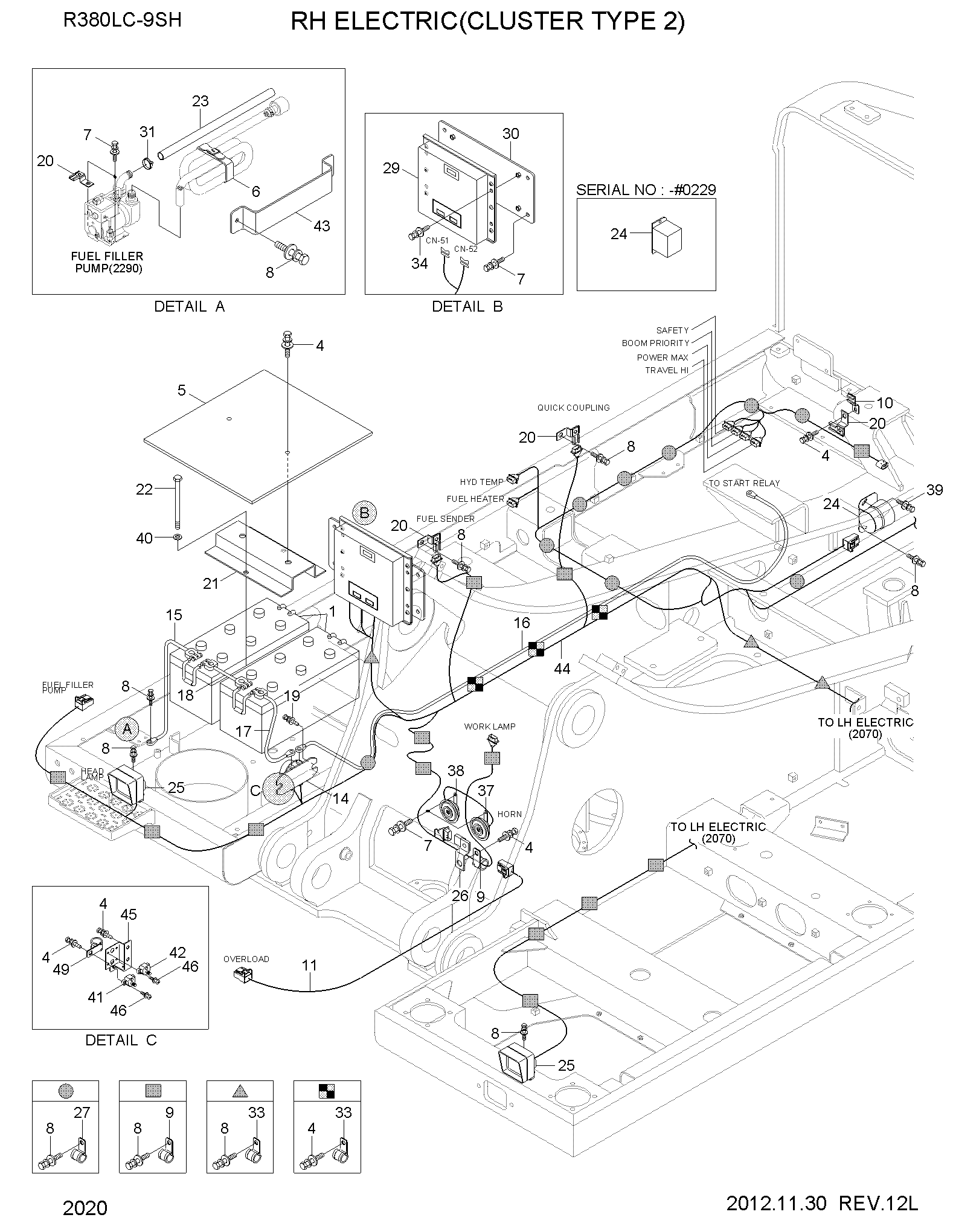 R380LC-9Shipping и регуляция доски ECU 21QA-32191 компьютера регулятора MCU экскаватора
