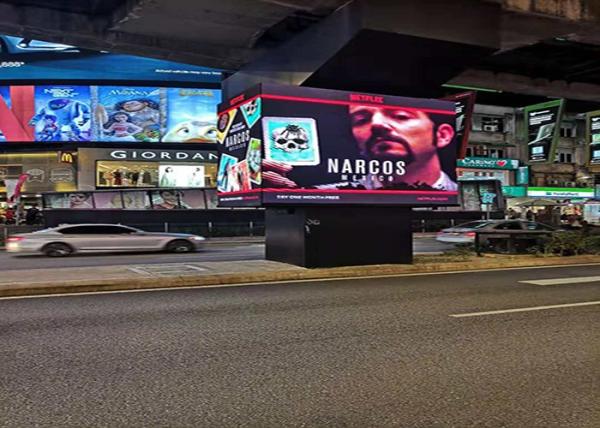 high Brightness Outdoor Full Color LED Display with Energy-Saving Design 1/16 S Driving Mode and 250*250mm Module Size