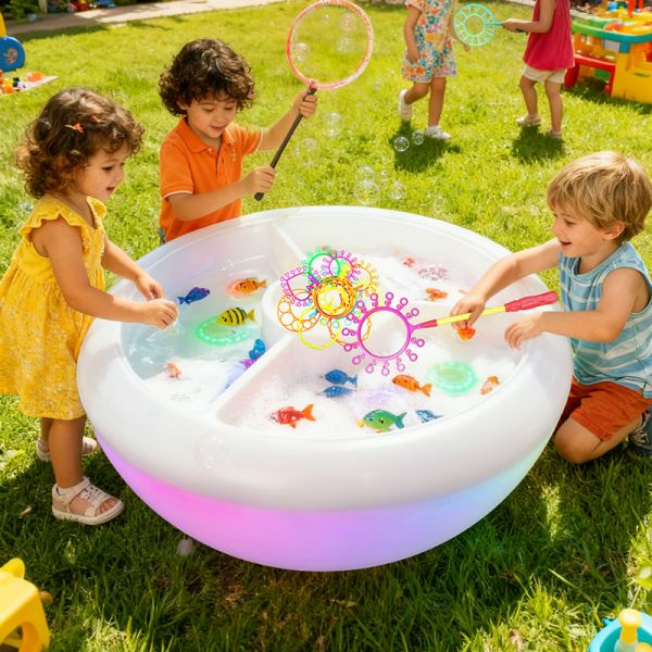 Educational Toddler Activity Plastic Children Kids Play Sensory Bin Table Sand Water Learning Table