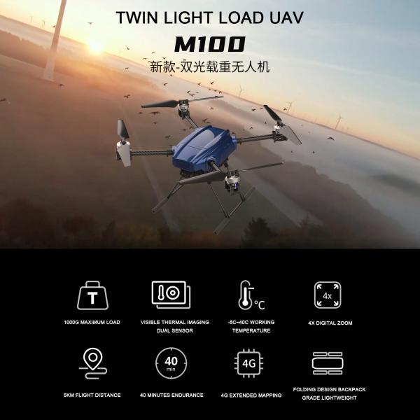 ZAi エアードロップ ドローン プロフェッショナル 10km 配送 UAV 4Kカメラ & GPSドローン