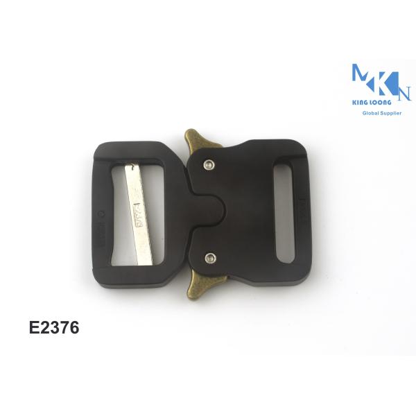 Strong Bearing Black Color 1.3 Inch Metal Belt Buckle Anti Corrosion