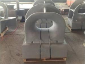 Tipo marinho BC calço de JIS F2017 de Panamá material do ferro do carbono de 310mm - de 500mm