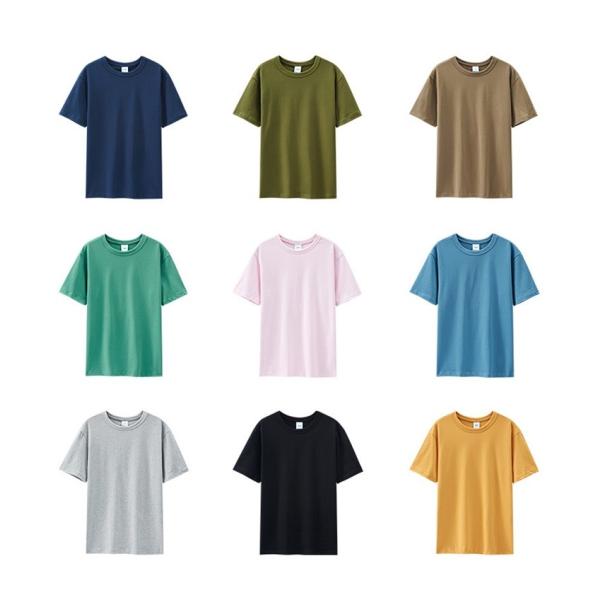 Thick 250Gsm Oversided Blank T Shirts Plain 100% Cotton For Printing