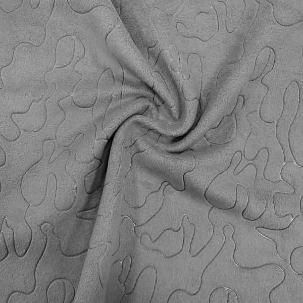Сделанная по образцу выбитая ткань 220gsm Microfleece полиэстера