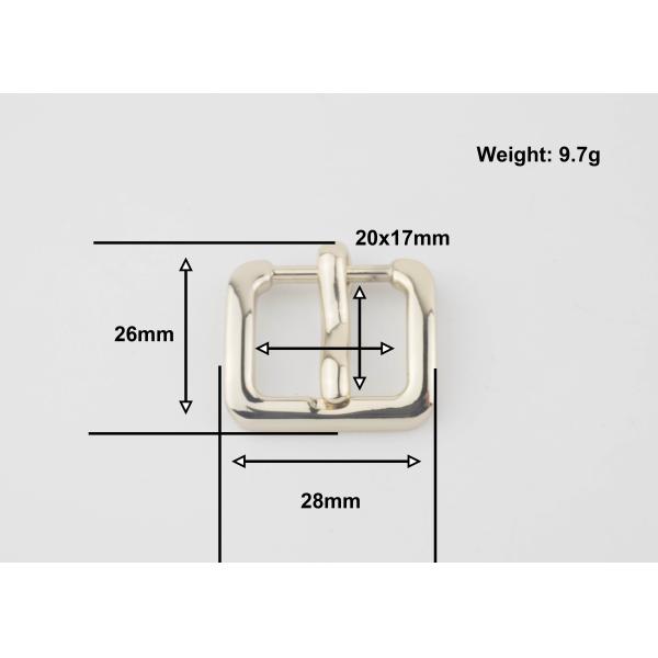 Light Gold Shoe Repair Buckles  , Metal Replacement Shoe Strap Buckle
