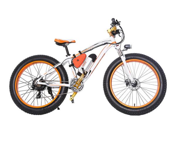Off Road 2 Wheel Electric Bike Outdoor 26“ Tires Electric Snow Bike 48V