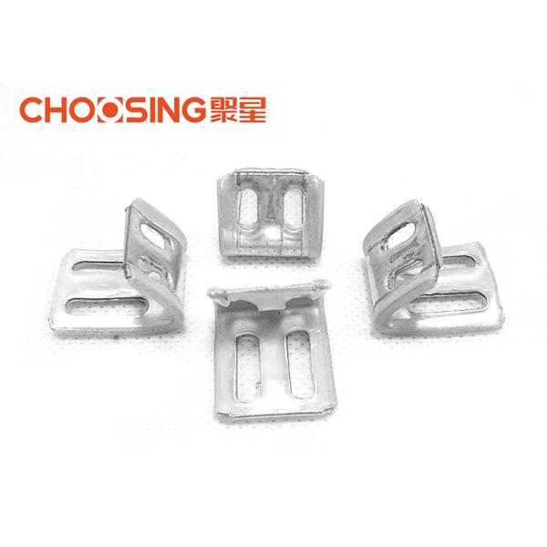 Full Plastic Coating Upholstery EK Spring Clip , Metal Upholstery Clips Length 23mm