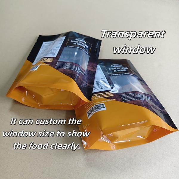 Les sacs d'emballage alimentaire anti-brouillard offrent un attrait visuel clair et des réductions en vrac attrayantes.