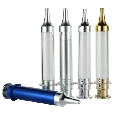 10ml Syringe Airless Bottle For Refillable Empty Airless Cosmetic / Eye Cream