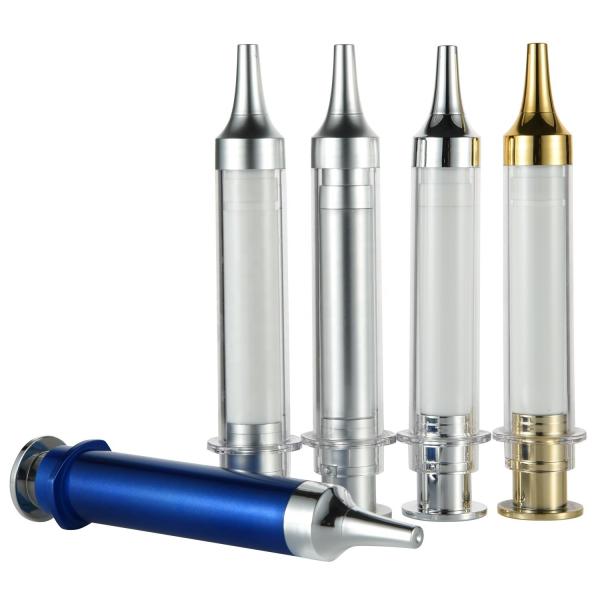 Custom Empty Syringe Airless Bottle 5ml 10ml 15ml Cosmetic Syringe Packaging