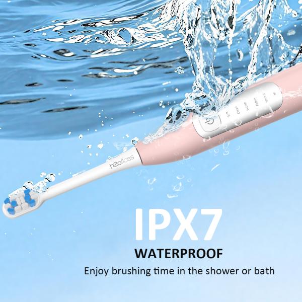 Private Label Rechargeable Electric Toothbrush IPX7 Grade With Powerful Motor