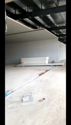 Sala de armazenamento frio modular para peixes